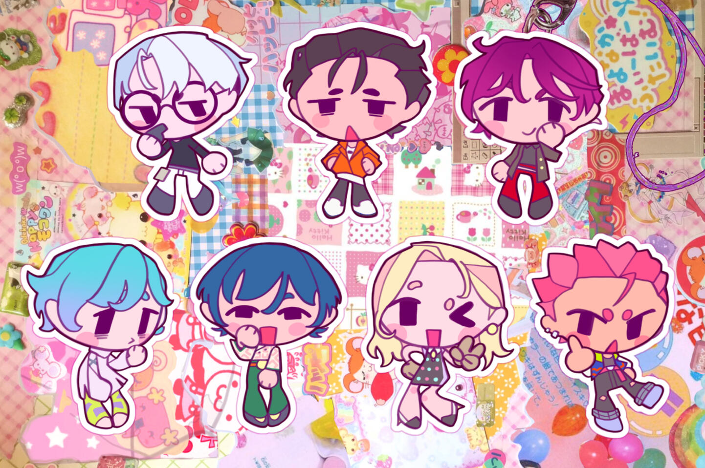 FANART WORK ⸺ Charisma House collage work; for charms