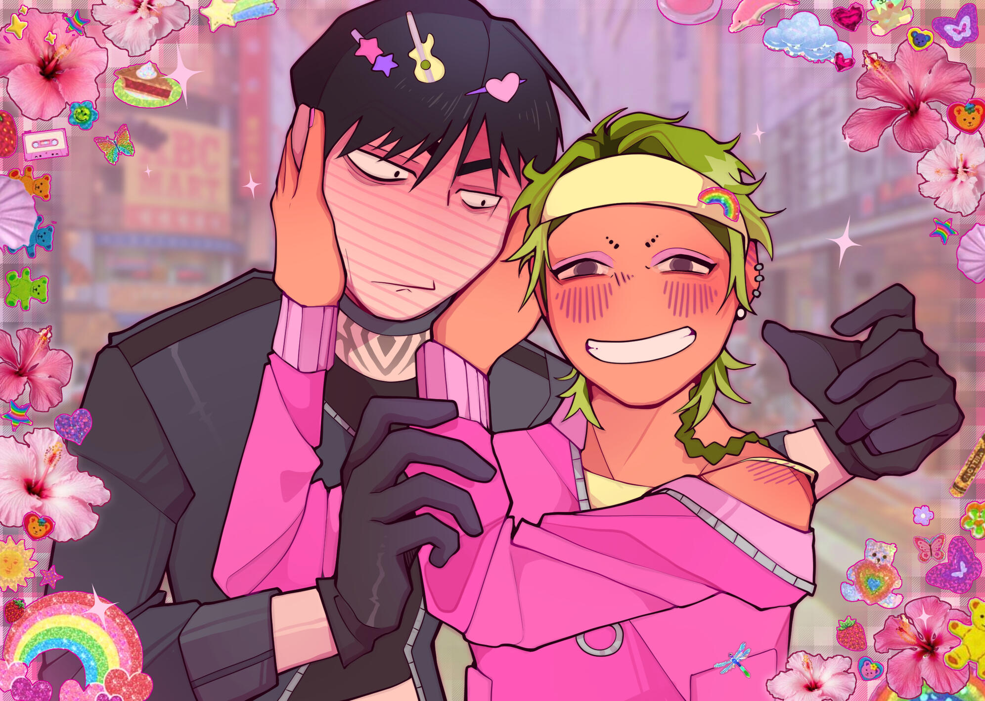 PERSONAL WORK ⸺ Joon-Woo and Teya; for print